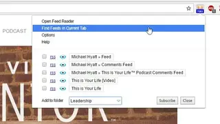 Feedbro screenshot