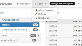 Feedbunch screenshot