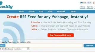 Feedity screenshot