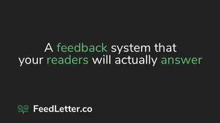 FeedLetter screenshot