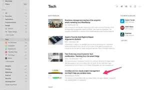 Feedly screenshot