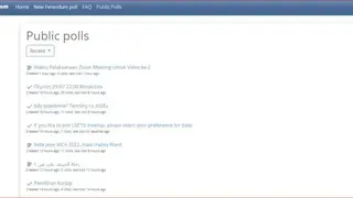 Ferendum screenshot