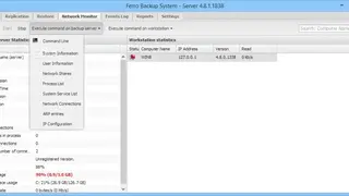 Ferro Backup System screenshot