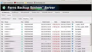 Ferro Backup System screenshot