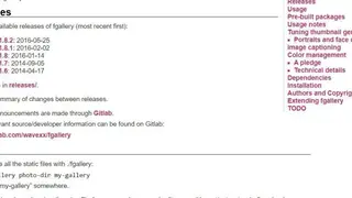 Fgallery screenshot