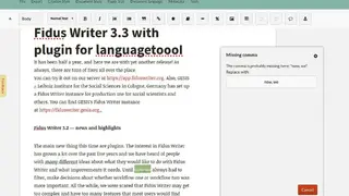 Fidus Writer screenshot