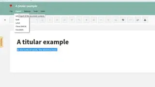 Fidus Writer screenshot
