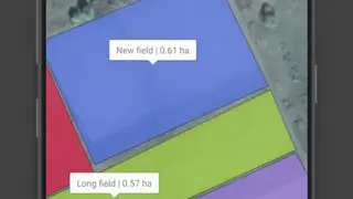FieldBee tractor GPS navigation screenshot