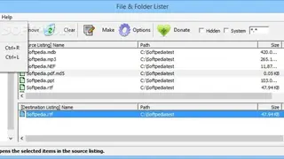 File & Folder Lister screenshot