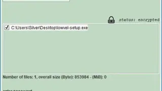 File Lock PEA screenshot