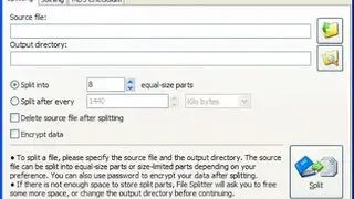File Splitter Joiner screenshot