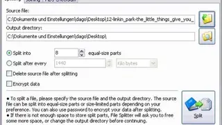 File Splitter Joiner screenshot