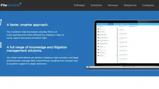 FileControl Virtual Deal Room screenshot