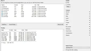 Filelist Creator screenshot