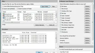 Filelist Creator screenshot