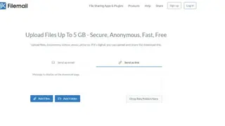 Filemail screenshot