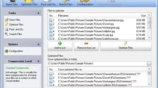 FILEminimizer Pictures screenshot