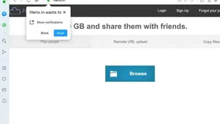Filerio screenshot