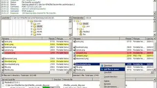 FileZilla screenshot