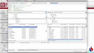 FileZilla screenshot