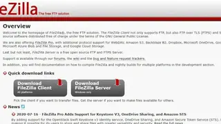 FileZilla Server screenshot