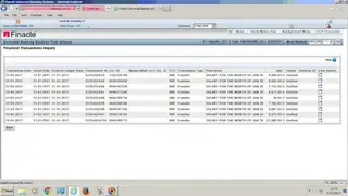 Finacle screenshot