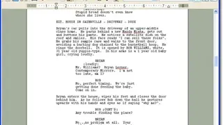 Final Draft screenshot