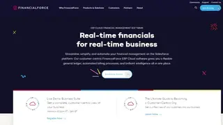 FinancialForce Financial Management ERP screenshot