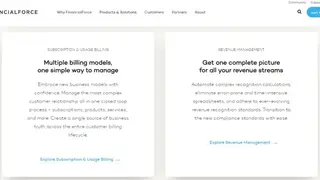 FinancialForce Financial Management ERP screenshot