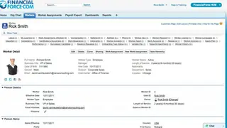 FinancialForce HCM screenshot