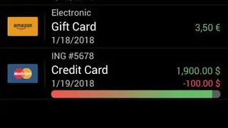 Financisto screenshot