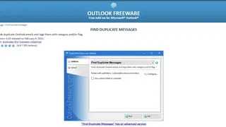 Find Duplicate Messages for Outlook screenshot