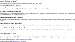 Find Duplicate Messages for Outlook screenshot