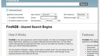 FindNZB screenshot