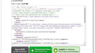 FindNZB screenshot