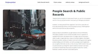 FindPeopleFast screenshot
