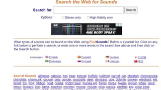 FindSounds screenshot