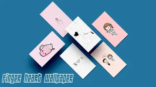 Finger Heart Wallpapers HD screenshot