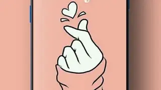 Finger Heart Wallpapers HD screenshot