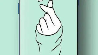 Finger Heart Wallpapers HD screenshot
