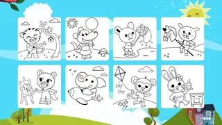 Finger Paint Coloring Book screenshot