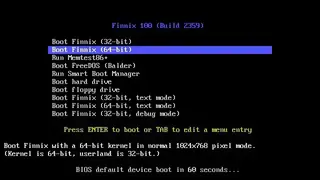 Finnix screenshot