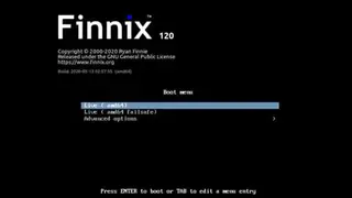 Finnix screenshot