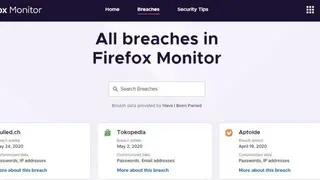 FireFox Monitor screenshot