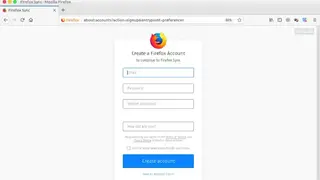 Firefox Sync screenshot