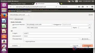 FireSSH screenshot