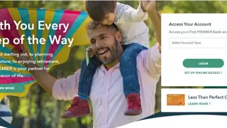 First Premier Bank screenshot
