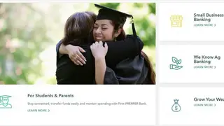 First Premier Bank screenshot