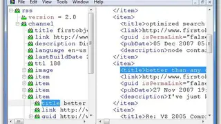 Firstobject XML Editor screenshot