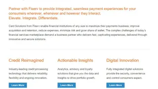 Fiserv Card Solutions screenshot